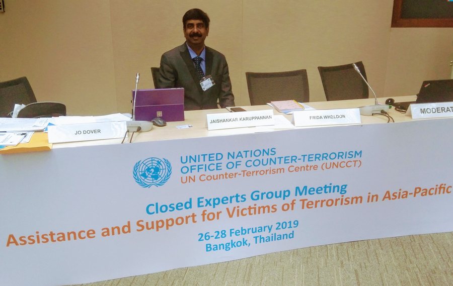 UN Office of Counter-Terrorism expert group meeting, Bangkok, 2019