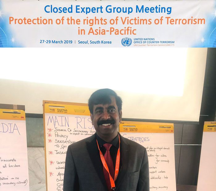 UN expert group meeting on the rights of victims of terrorism, Seoul, 2019