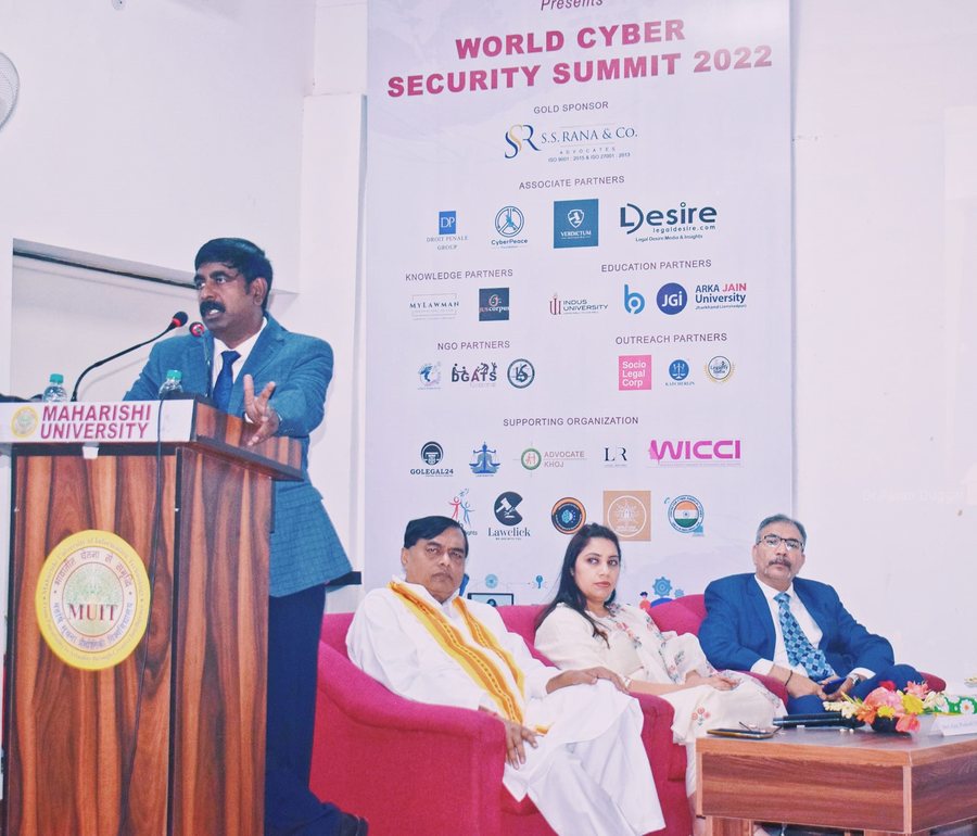 Inaugural keynote, World Cyber Security Summit, Noida, 2022
